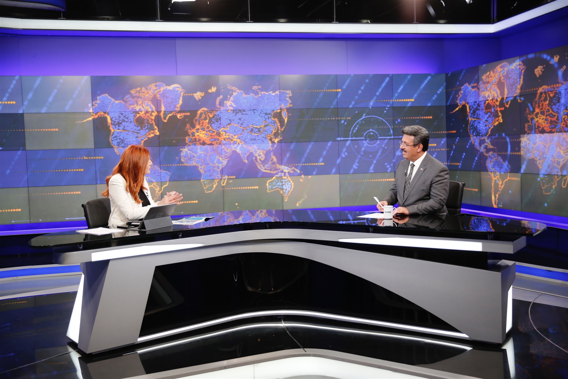 BAŞKAN KARADENİZ TV NET CANLI YAYINDA PROJELERİ ANLATTI