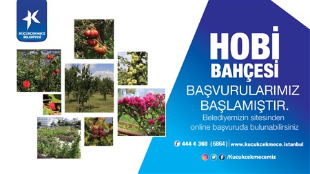 HOBİ BAHÇESİ BAŞVURULARI BAŞLADI