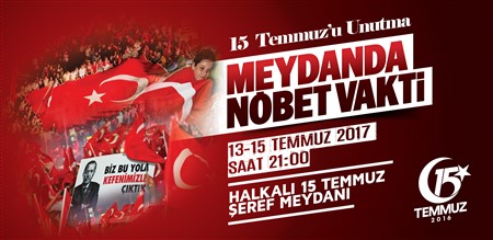 KÜÇÜKÇEKMECE DEMOKRASİ NÖBETİNE HAZIR
