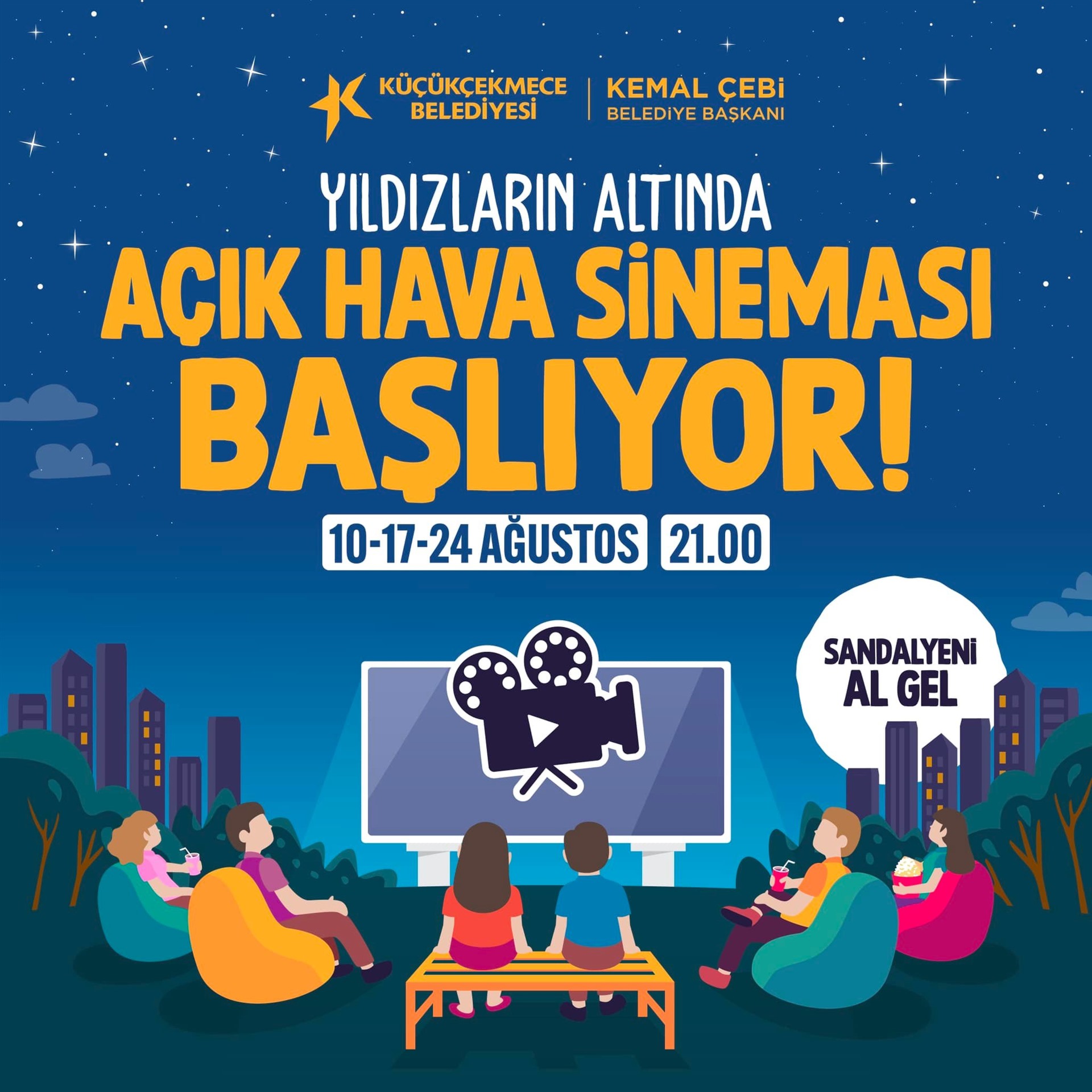 Açık Hava Sineması Başlıyor!